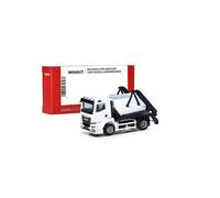 Herpa 013987 H0 Modèle réduit de camion MAN Bascule de déchargement TGS NN AK12, blanc