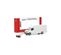 herpa Kit de modélisme MiniKit Man TGE/VW Crafter véhicule de Livraison de Colis, Blanc, Miniature à l’échelle 1:87, Objet de Collection, kit de Construction, Plastique