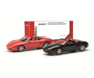 Herpa MiniKit MiniKit Porsche Boxster S (2 pièces) Miniature Échelle 1:87 Collector Kit de modélisme Plastique