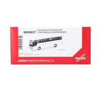 Herpa Minikit Setra 315 HDH, Blanc, kit de modélisme à l’échelle 1:87 | Kit fidèle à l’original pour collectionneurs à partir de 14 ans, en plastique, fabriqué en Allemagne, à assembler