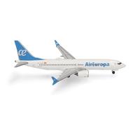Herpa modèle Avion Air Europa Boeing 737 Max 8, Miniature à l’échelle 1:500, pièce de Collection, modèle d’Avion sans Socle, métal