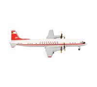 Herpa modèle Avion Interflug Ilyushin IL-18, Miniature à l’échelle 1:500, pièce de Collection, modèle d’Avion sans Socle, métal