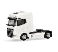 Herpa modèle Camion DAF XG+ Facelift Tracteur Routier 2 essieux, Blanc, Miniature à l’échelle 1:87, pièce de Collection, Made in Germany, Plastique