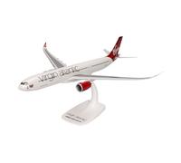 Herpa Modèle d'avion Snap-Fit Virgin Atlantic Airbus A330-900neo, Miniature à l'échelle 1:200, pièce de Collection, modèle avec Socle, Plastique
