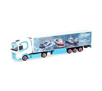herpa modèle de Camion DAF XG+ Camion réfrigéré Vebatrans (Pays-Bas/Urk), Miniature à l'échelle 1:87, pièce de Collection, fabriqué en Allemagne, Plastique