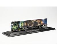 Herpa modèle de Camion Man TGX GX Semi-remorque frigorifique Habes, fidèle à l'original à l'échelle 1:87, modèle de Camion pour Diorama, modélisme, pièce de Collection, Made in Germany