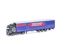 herpa modèle de Camion Mercedes-Benz Actros Streamspace 2.3 15m Semi-remorque Toni Hotz, Miniature à l'échelle 1:87, pièce de Collection, fabriqué en Allemagne, Plastique
