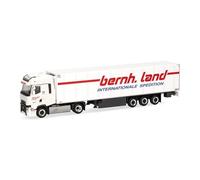herpa modèle de Camion Renault T Facelift Camion réfrigéré Bernhard Land (Basse-Saxe/Eystrup), Miniature à l'échelle 1:87, pièce de Collection, fabriqué en Allemagne, Plastique