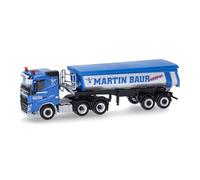 herpa modèle de Camion Volvo FH FD Semi-remorque Benne Thermique Martin Baur (Bade-Wurtemberg/Ertingen-Binzwangen), Miniature à l'échelle 1:87, pièce de Collection, fabriqué en Allemagne, Plastique