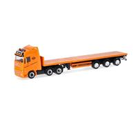 herpa modèle de Camion Volvo FH Gl. 2020 Train Routier avec Semi-remorque télescopique Spedition Hollenhorst, Miniature à l'échelle 1:87, pièce de Collection, fabriqué en Allemagne, Plastique