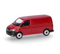 Herpa 096799-002 - 1/87 Volkswagen (VW) T6.1 Boîte, Rouge Cerise - Neuf