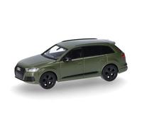 herpa modèle réduit Audi Q7 avec vitres teintées, Miniature à l'échelle 1:87, pièce de Collection, fabriqué en Allemagne, Plastique