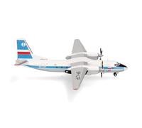 herpa Modèle réduit Avion LOT Polish Airlines Antonov AN-24B, Miniature à l'échelle 1:200, pièce de Collection, modèle sans Socle, métal
