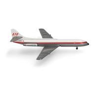 Herpa modèle réduit Avion LTU Sud Aviation Caravelle, Miniature à l’échelle 1:500, pièce de Collection, modèle d’Avion sans Socle, métal