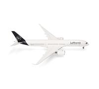 Herpa Modèle réduit Avion Lufthansa Airbus A350-900 - D-AIXT Leipzig, Miniature à l’échelle 1:200, pièce de Collection, modèle sans Socle, Plastique