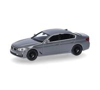 Herpa – Miniature BMW Série 5 (G30) berline – Gris Nardo – 1:87 – Plastique – Fabriqué en Allemagne