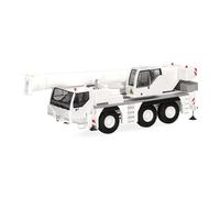 Herpa modèle réduit Camion Grue Mobile Liebherr LTM 1045 "Liebherr, Miniature à l’échelle 1:87, pièce de Collection, Made in Germany, Plastique, Blanc