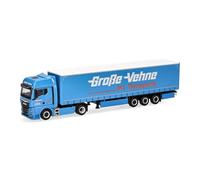 Herpa Modèle réduit Camion Man TGX GX Semi-remorque bâchée Große-Vehne, Miniature à l’échelle 1:87, pièce de Collection, Made in Germany, Plastique