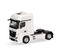 herpa modèle réduit Camion Mercedes-Benz Actros L Gigaspace Tracteur 2 essieux, Miniature à l'échelle 1:87, pièce de Collection, fabriqué en Allemagne, Plastique