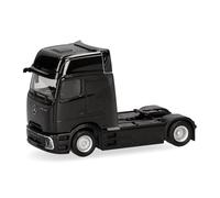 Herpa Modèle réduit Camion Mercedes-Benz eActros Procabin GigaSpace Tracteur 2 essieux, Noir, Miniature à l’échelle 1:87, pièce de Collection, Made in Germany, Plastique