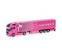 Herpa modèle réduit Camion Volvo FH GL XL 2020 Semi-remorque frigorifique Transwhite (Portugal), Miniature à l’échelle 1:87, pièce de Collection, Made in Germany, Plastique