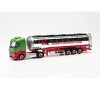 Herpa Modèle réduit de Camion Mercedes-Benz Actros Streamspace Hubert Kläsener, fidèle à l'original à l'échelle 1/87, modèle de Camion, modélisme, Objet de Collection, décoration, Made in Germany