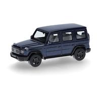 herpa Modèle réduit Mercedes-Benz G 580 avec Technologie EQ (N465), Bleu Sodalite métallisé, à l'échelle 1:87, pièce de Collection, Made in Germany, modèle en Plastique