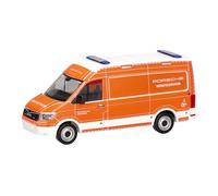 Herpa Modèle réduit Voiture Man TGE Fourgon Toit surélevé Service d’Incendie Porsche Stuttgart, Miniature à l’échelle 1:87, pièce de Collection, Made in Germany, Plastique