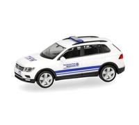 Herpa modèle réduit Voiture VW Tiguan « THW Gera Thüringen », Miniature à l’échelle 1:87, pièce de Collection, Made in Germany, modèle en Plastique