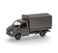 herpa modèle réduit Volkswagen (VW) T4 Plateau Centre logistique de l'armée Wels (Autriche/Wels), Miniature à l'échelle 1:87, pièce de Collection, fabriqué en Allemagne, modèle en Plastique