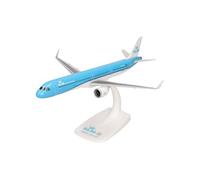 Herpa modèle Snap-Fit Avion KLM Airbus A321neo, Miniature à l’échelle 1:200, pièce de Collection, modèle avec Socle, Plastique