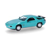 Herpa Porsche 928 S4, modèle réduit à l’échelle 1:87 | Véhicule miniature fidèle à l’original pour collectionneurs, modèle en plastique, fabriqué en Allemagne, à partir de 14 ans