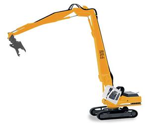 Herpa Raupenbagger mit Abbruchzange Liebherr chenilles 954, Litronic Longfront avec pinces de démolition, pelle, Camion, Modèles miniatures, Collection, Plastique-Échelle 1:87, 152006-001, multicolore