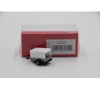 herpa Remorque de voiture avec bâche 1 essieu blanc n° 051576-005 1:87
