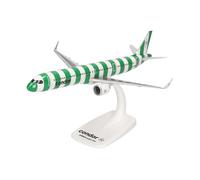 Herpa Snap-Fit modèle Avion Condor Airbus A321neo « Island », Miniature à l’échelle 1:200, pièce de Collection, modèle avec Socle, Plastique