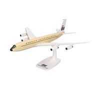 Herpa Modèle d'avion Braniff International Boeing 707-320 - Snap-Fit 1:144, avec support, plastique