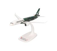 Herpa Snap-Fit modèle réduit Avion QantasLink Airbus A220-300 - Flying Art Series/Minyma Kutjara Tjukurpa, Miniature à l’échelle 1:200, pièce de Collection, modèle avec Socle, Plastique