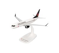 Herpa SnapFit Maquette Air Canada Boeing 737 Max 8 | échelle 1:200, avion miniature à assembler sans colle ni peinture, avec socle, modélisme pour adultes dès 14 ans, plastique