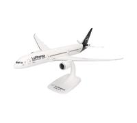 Herpa SnapFit Maquette Lufthansa Boeing 787-9 Dreamliner | échelle 1:200, avion miniature à assembler sans colle ni peinture, avec socle, modélisme pour adultes dès 14 ans, plastique
