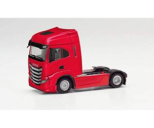Herpa- Tracteur IVECO S-Way, 313452, Red