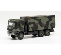 Herpa - Trakker 6x6 avec carrosserie Interchangeable Motif Camouflage Bundeswehr (Forces armées allemandes)