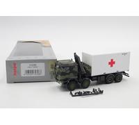 herpa Trakker 747288 1/87 /HN4264 8 x 8 avec grue de chargement 20 ft Container Bundeswehr n° 747288 1/87 /HN4264