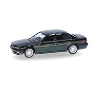 herpa Voiture Miniature BMW Alpina B12 5.7 (E38), Blanc, à l’échelle 1:87, Objet de Collection, fabriqué en Allemagne, modèle en Plastique