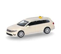 Herpa Voiture miniature VW Passat Variant GTE «Taxi» – 1:87 – Plastique – Fabriquée en Allemagne
