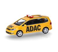 herpa Voiture Miniature VW Sharan ADAC Miniature à l'échelle 1:87, pièce de Collection, fabriquée en Allemagne, modèle en Plastique