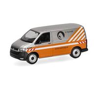 herpa Voiture Miniature VW T6.1 Fourgon avec équipement de Toit Inclus « ASFINAG », échelle 1:87, pièce de Collection, fabriquée en Allemagne, modèle en Plastique