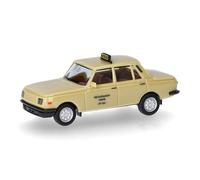 herpa Voiture Miniature Wartburg 353 '85 'VEB Kraftverkehr Leipzig/Taxi' (Saxe/Leipzig), échelle 1:87, pièce de Collection, fabriqué en Allemagne, modèle en Plastique