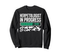 Herpétologist in Progress Reptile Lover Sweatshirt