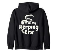 Herping Era Serpent Amoureux des Reptiles Passionné Sweat à Capuche