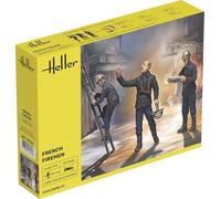 Herrail HE82753 1/24 Lot de 3 figurines de pompier français en plastique